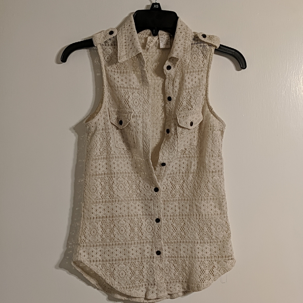 Mimi Chica Collared Tank